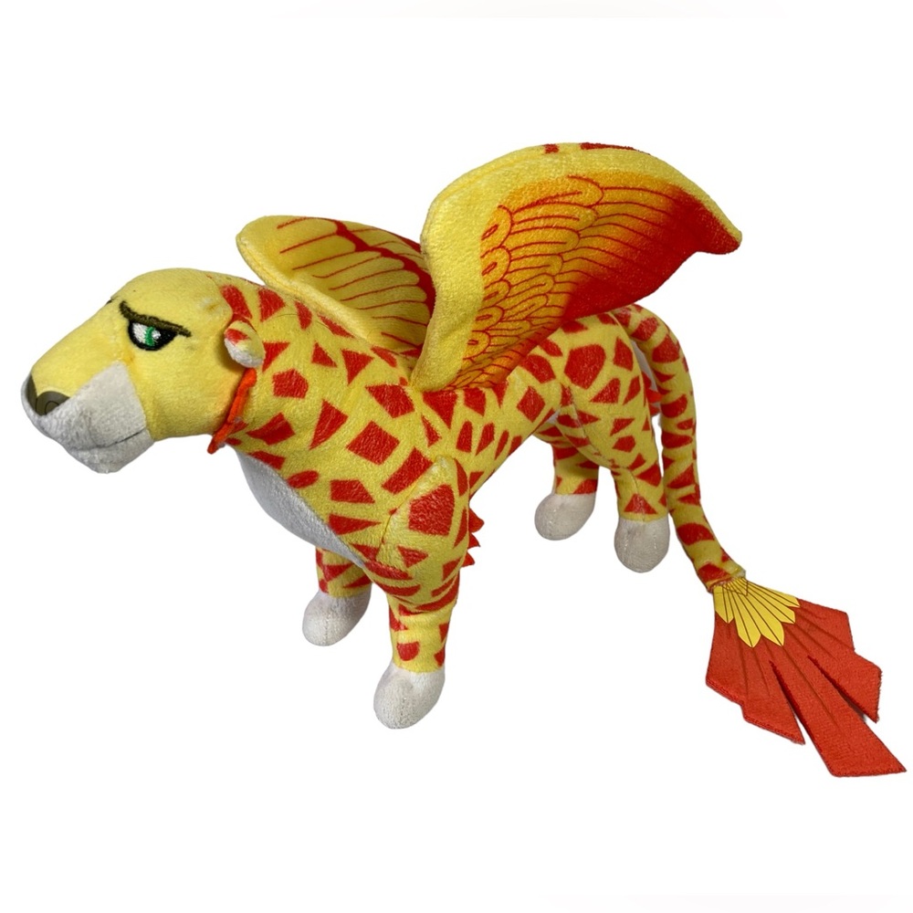 Disney Elena of Avalor Migs Lion Winged Leopard Yellow Orange Plush 8" Just Play